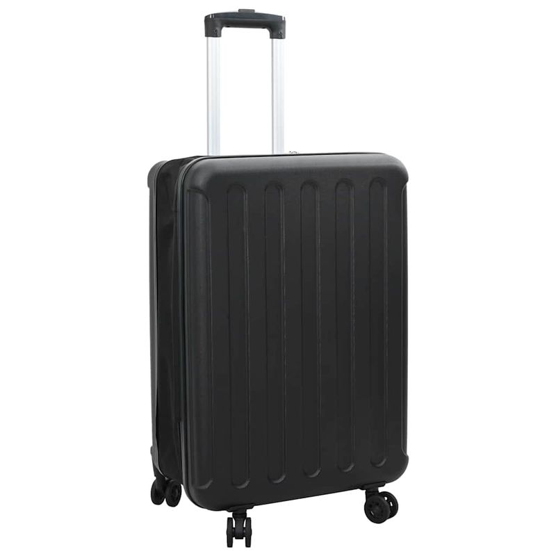 Valigia con blocco Nero 34 x 23 x 55.5 cm Plastica ABS vidaXL