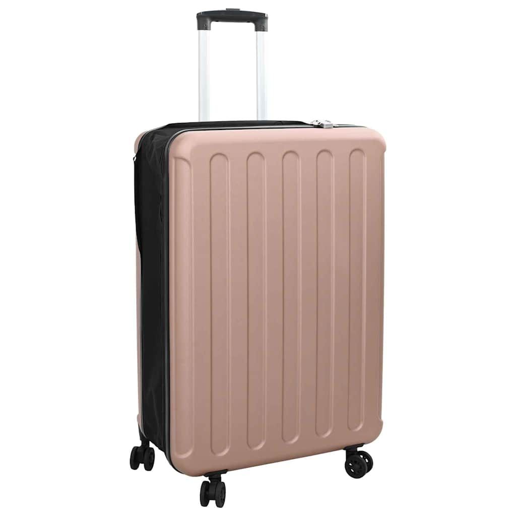 Valigia con blocco oro rosa 50 x 30 x 76 cm Plastica ABS vidaXL
