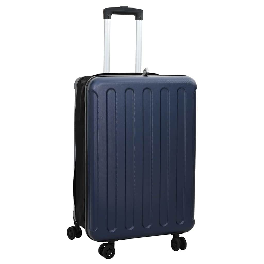 Valigia con blocco Blu scuro 43 x 27 x 66 cm Plastica ABS vidaXL