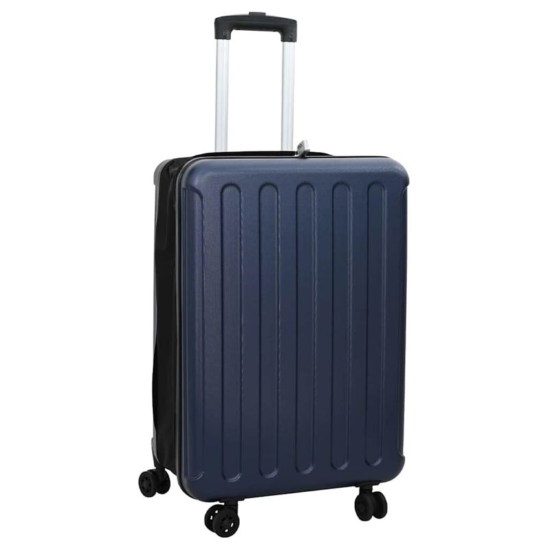 Valigia con blocco Blu scuro 43 x 27 x 66 cm Plastica ABS vidaXL