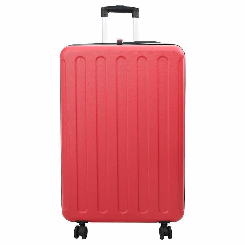 Valigia con blocco Rosso 50 x 30 x 76 cm Plastica ABS vidaXL
