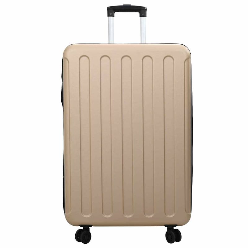 Valigia con blocco Champagne 50 x 30 x 76 cm Plastica ABS vidaXL