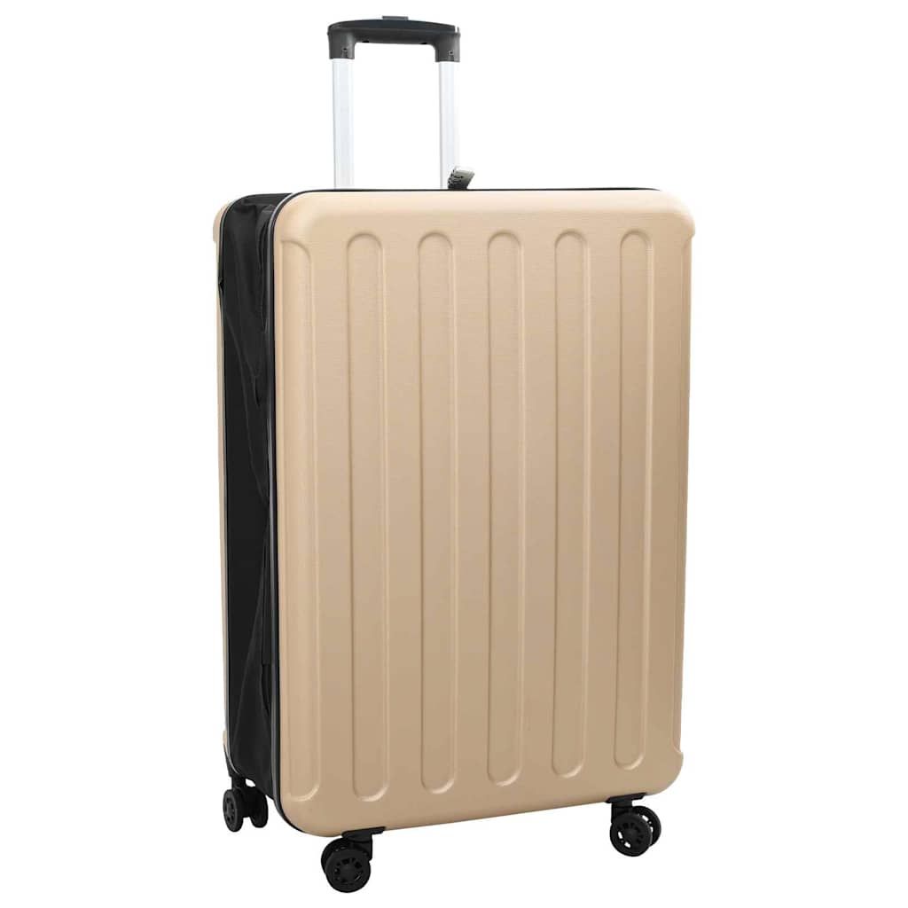 Valigia con blocco Champagne 50 x 30 x 76 cm Plastica ABS vidaXL