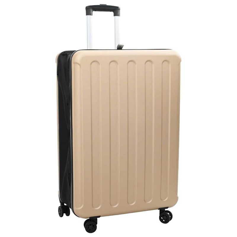 Valigia con blocco Champagne 50 x 30 x 76 cm Plastica ABS vidaXL