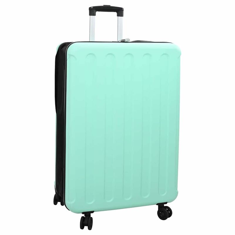 Valigia con blocco Verde menta 50 x 30 x 76 cm Plastica ABS vidaXL