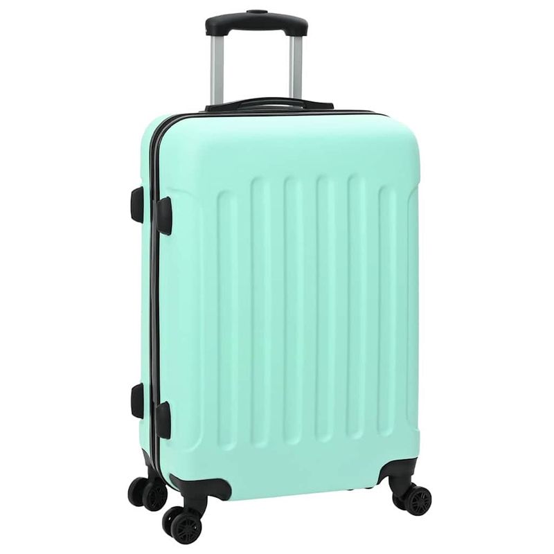 Valigia 3 pcs Verde menta 50 x 31 x 78 cm Plastica ABS vidaXL