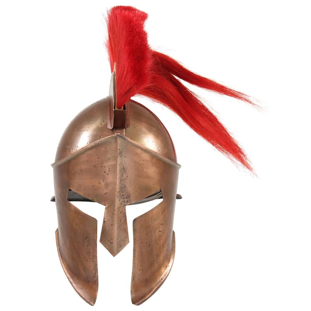 Elmo da Guerriero Greco Antico per LARP in Acciaio Rame vidaXL