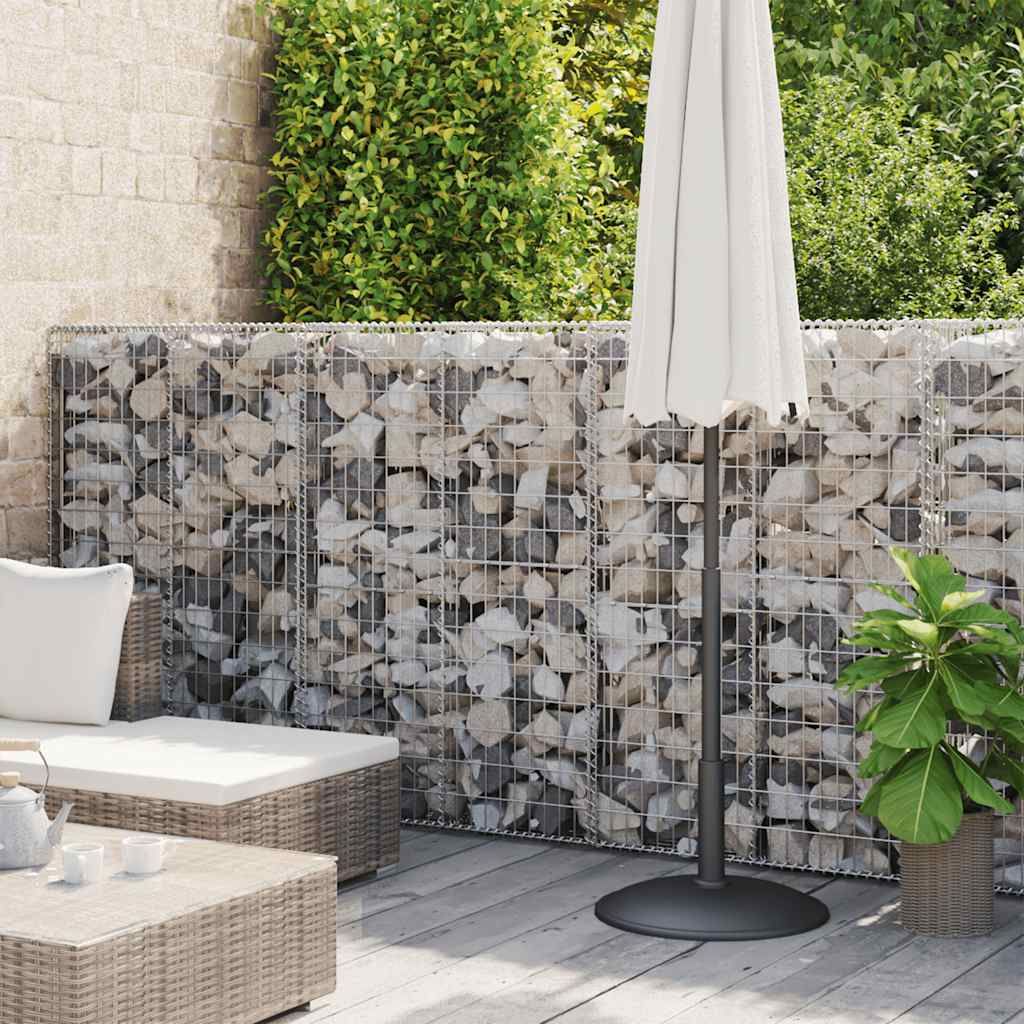 Gabbione in Rete in Acciaio Zincato 300x30x100 cm vidaXL