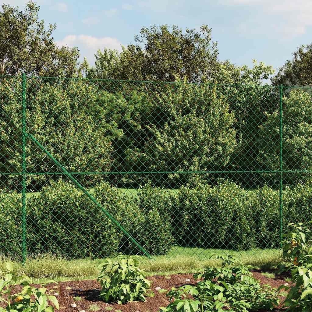 Recinzione a Rete Verde 1,6x10 m vidaXL