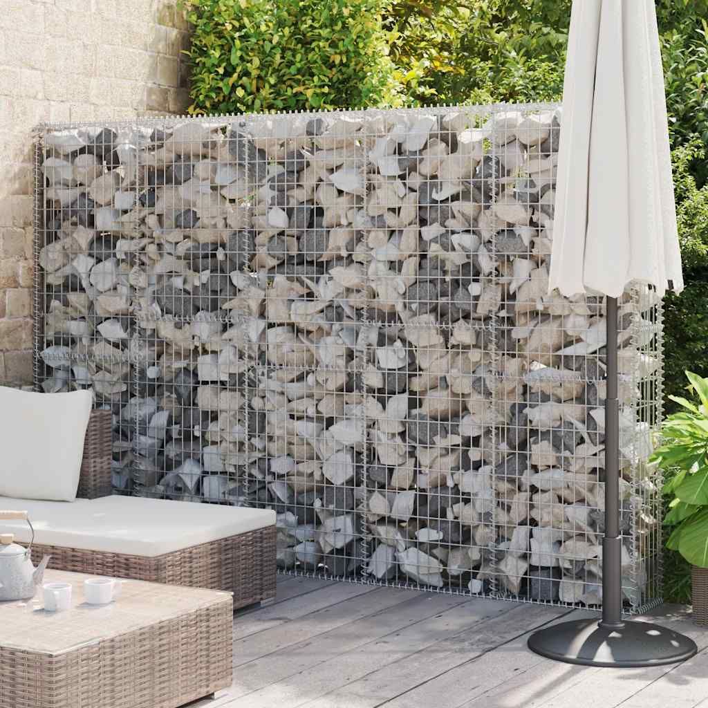 Gabbione in Acciaio Zincato Coperto 300x30x200 cm vidaXL