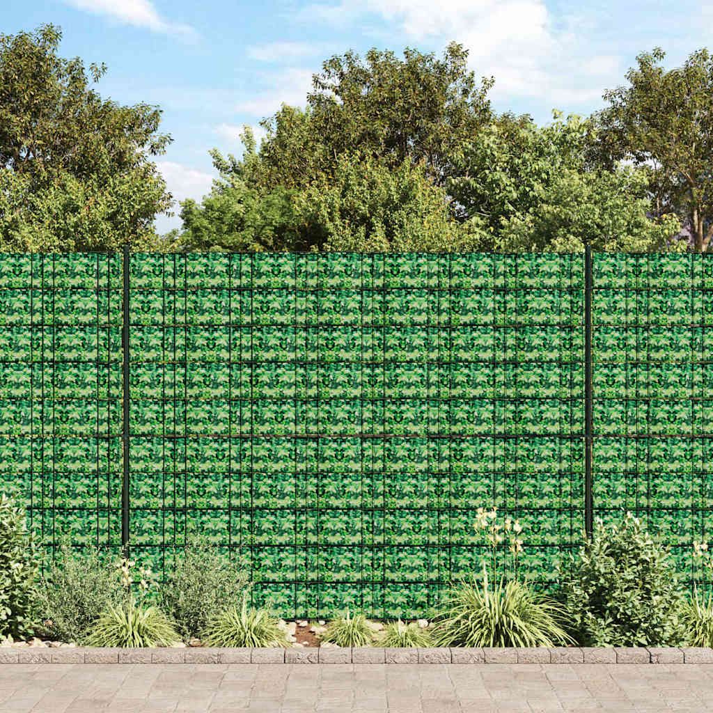 Recinzione Frangivento 4 pz in PVC 35x0,19 m Verde vidaXL