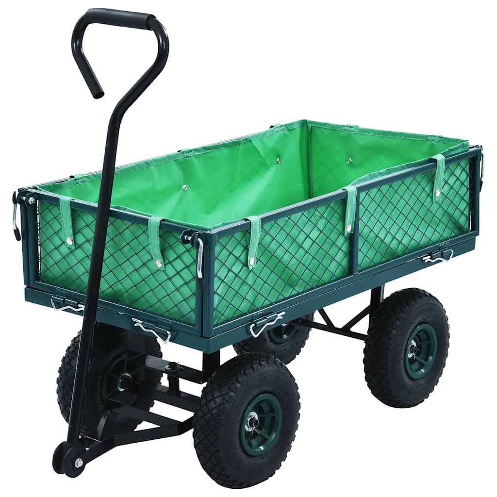 Carrello a Mano da Giardino Verde 250 kg vidaXL