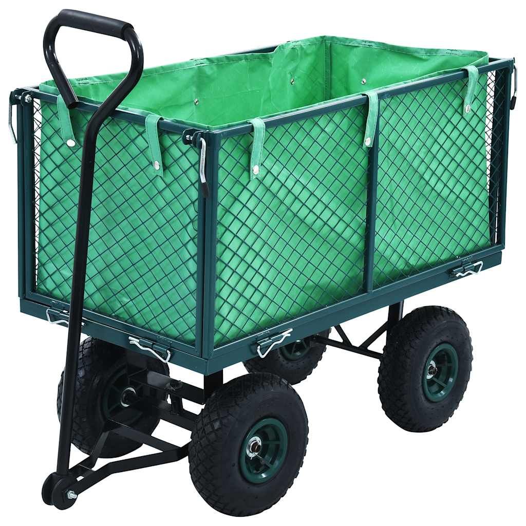 Carrello a Mano da Giardino Verde 350 kg vidaXL