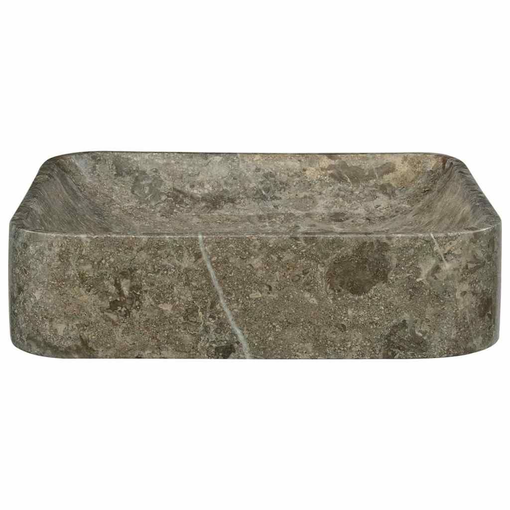 Lavandino Grigio 40x40x10 cm in Marmo vidaXL