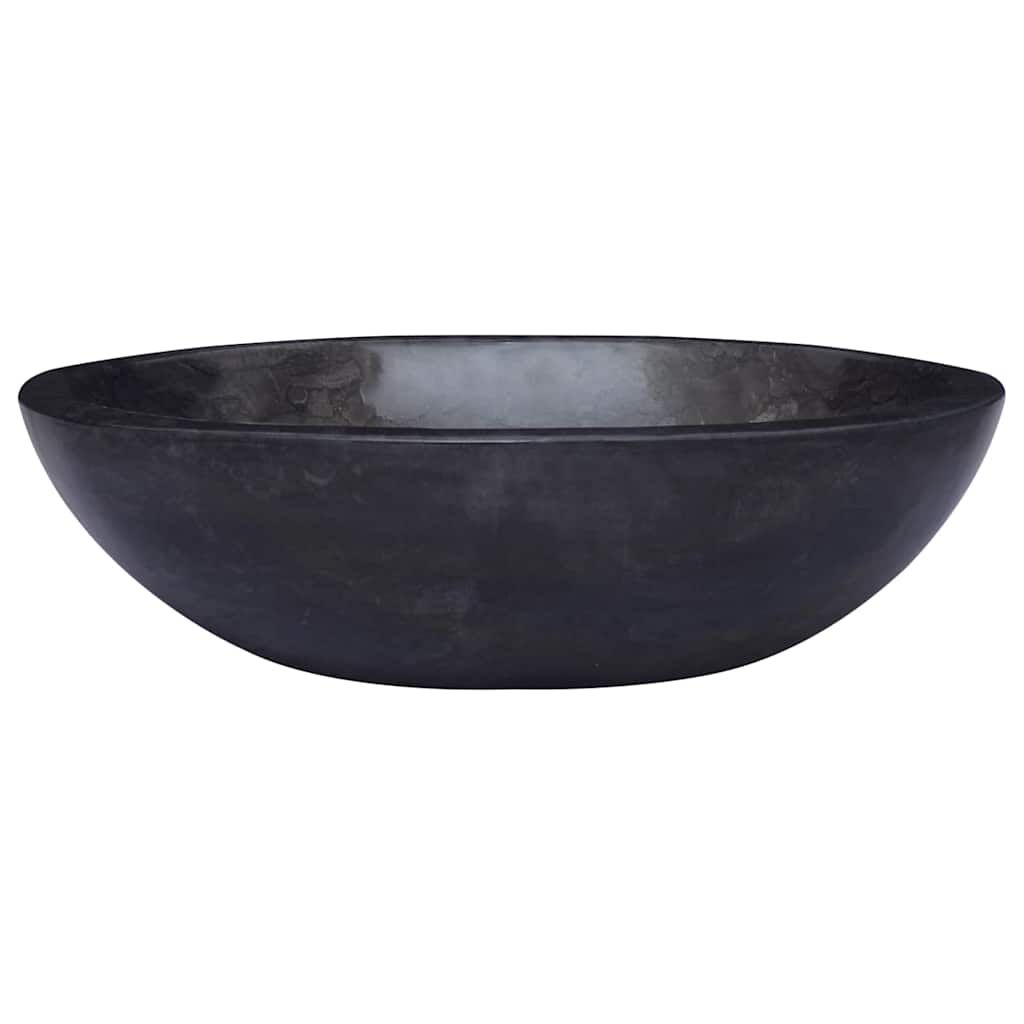 Lavandino Nero 53x40x15 cm in Marmo vidaXL