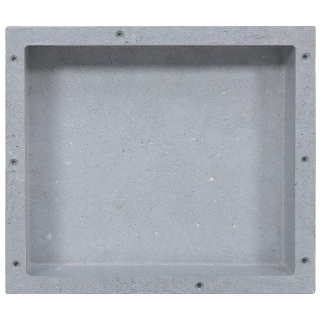 Nicchia Doccia Grigio Opaco 41x36x10 cm vidaXL