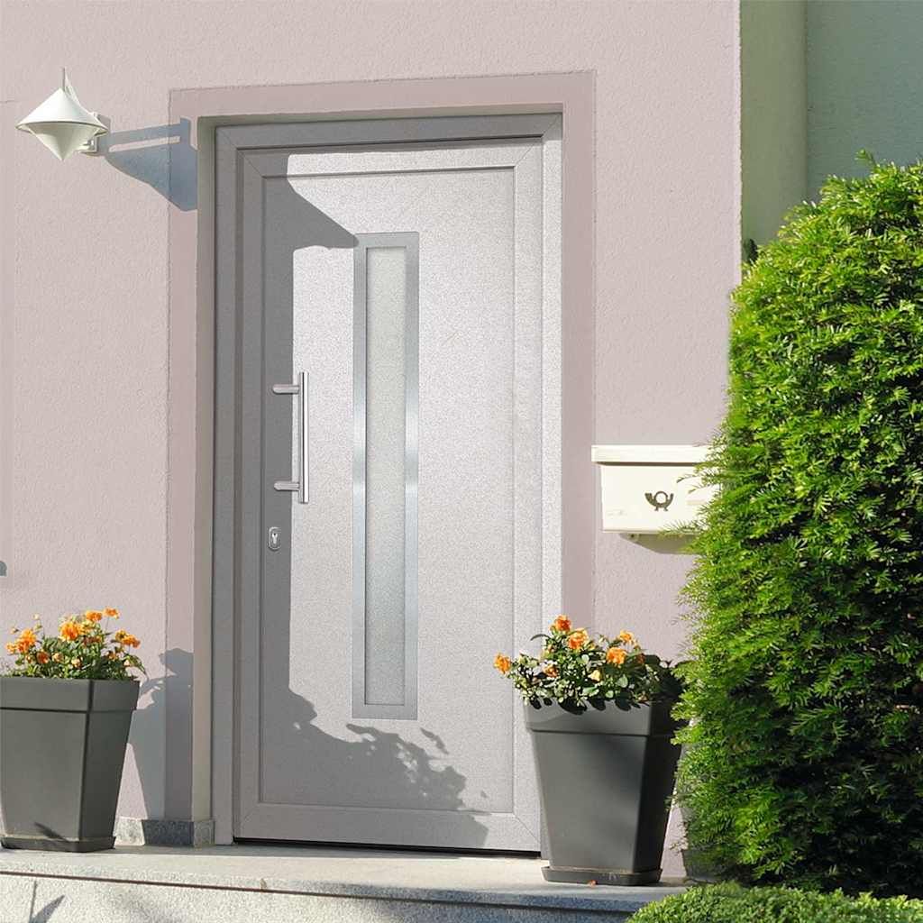 Porta di Ingresso Bianca 98x200 cm vidaXL
