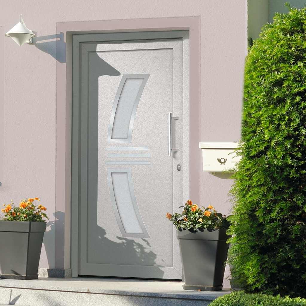 Porta di Ingresso Bianca 98x200 cm vidaXL