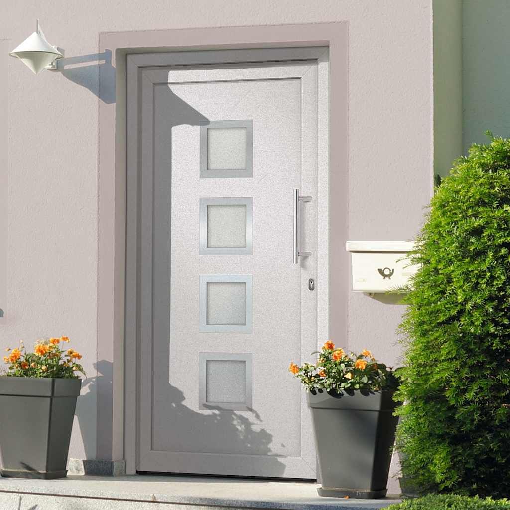 Porta di Ingresso Bianca 98x200 cm vidaXL