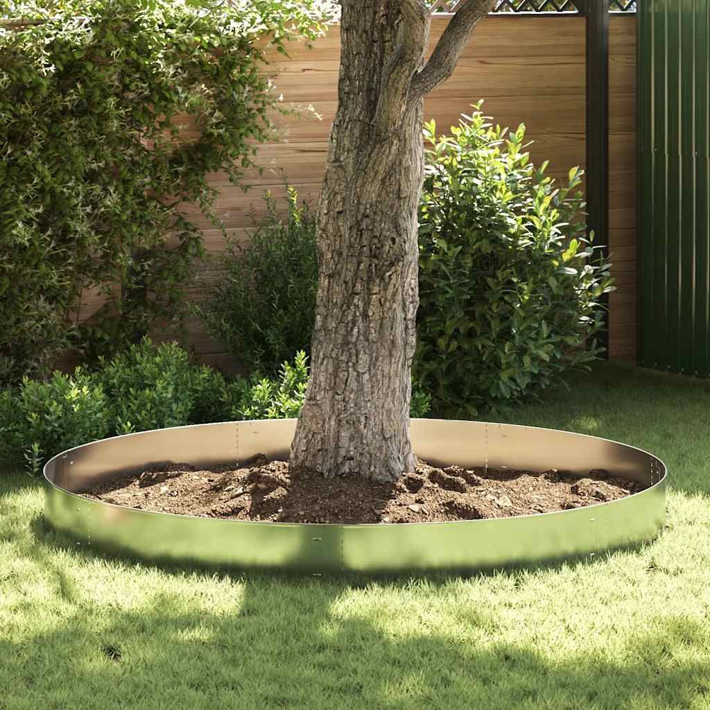 Pannelli di Recinzione per Prato 5 pz Acciaio Zincato 100x19 cm vidaXL