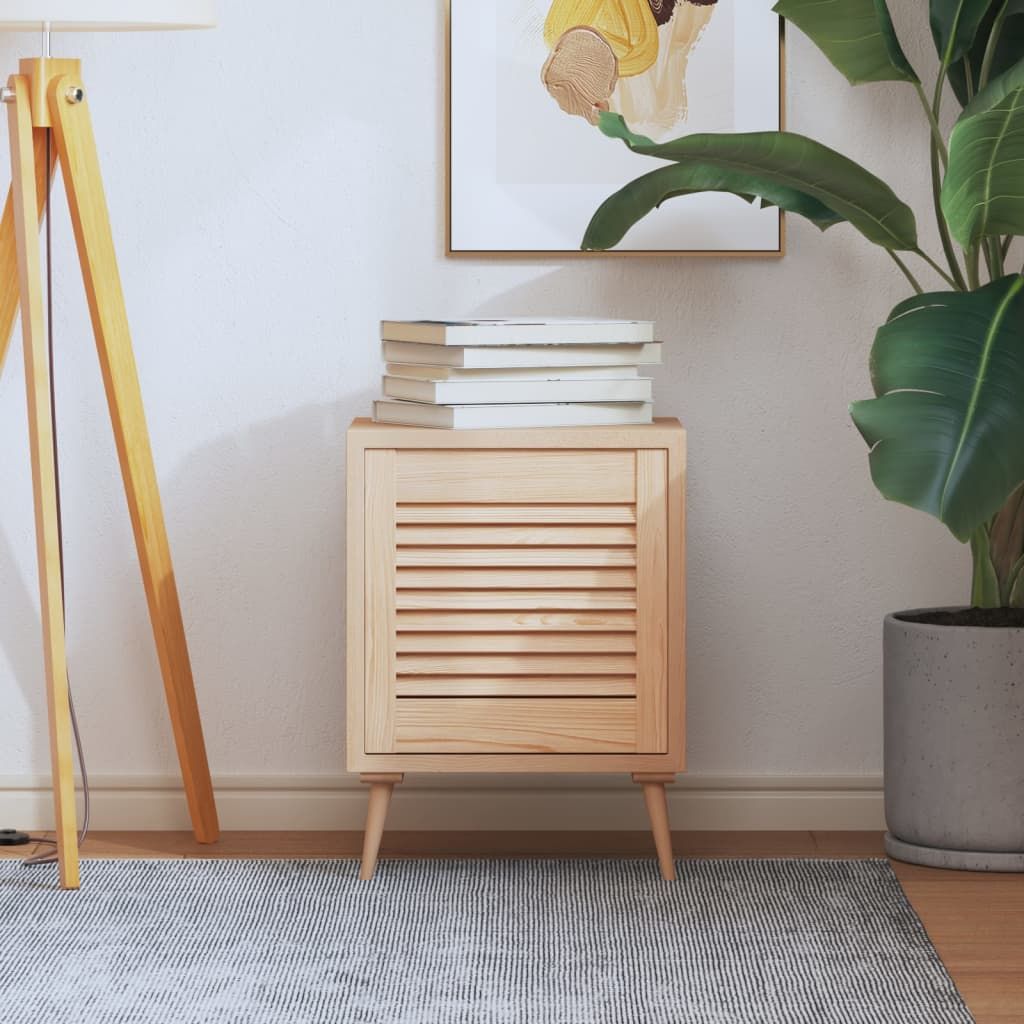 Anta con Design a Lamelle 39,5x39,4 cm in Legno di Pino vidaXL