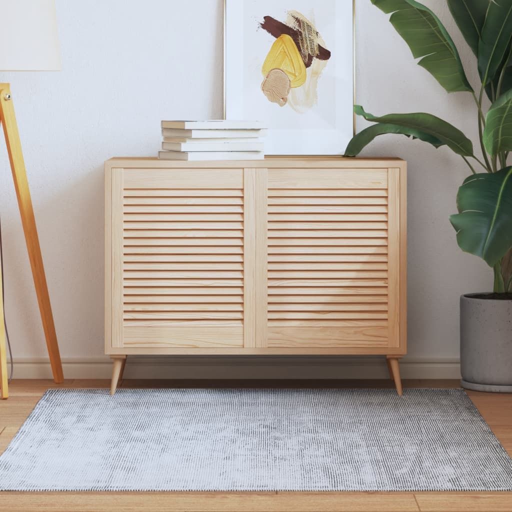 Ante con Design a Lamelle 2 pz 61,5x49,4 cm in Legno di Pino vidaXL