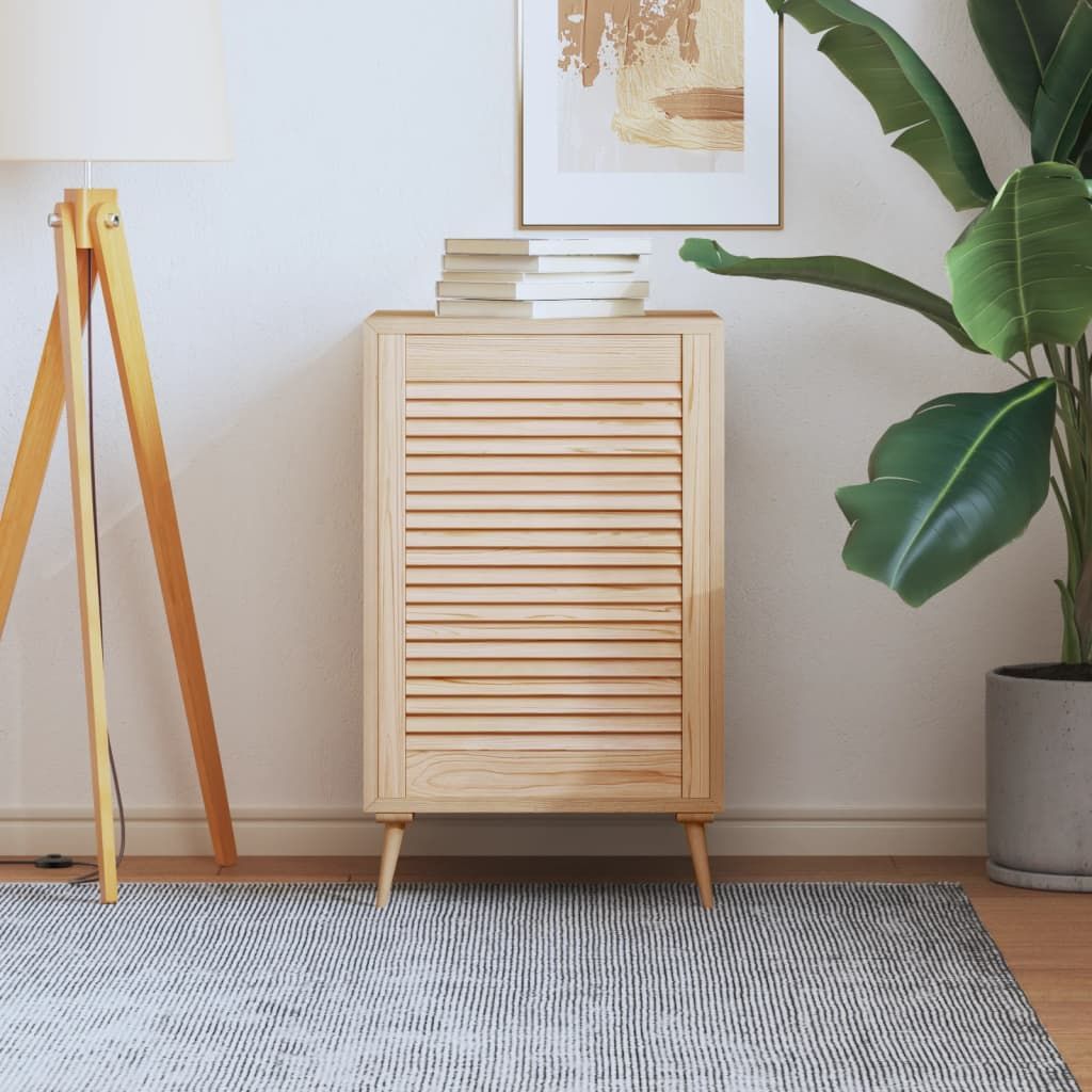 Anta con Design a Lamelle 69x49,4 cm in Legno di Pino vidaXL