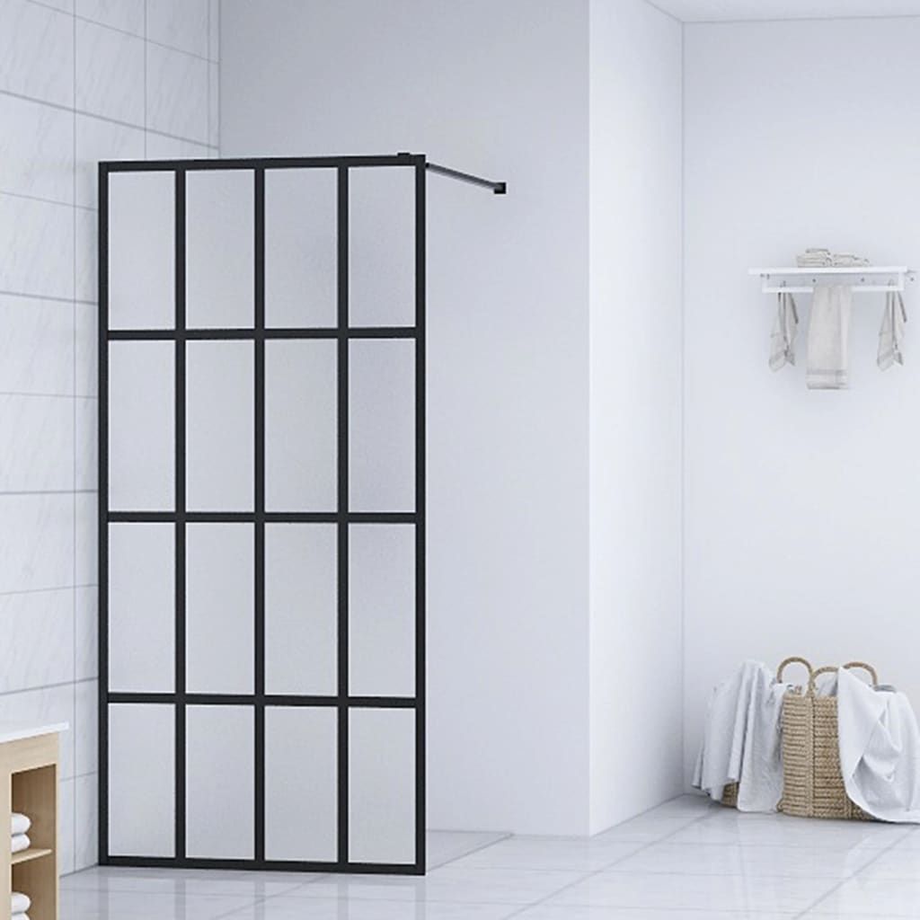 Cabina Doccia con Schermo in Vetro Temperato Glassato 140x195cm vidaXL