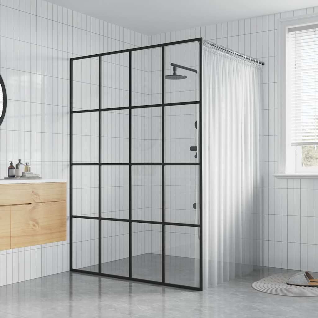 Cabina Doccia con Vetro Temperato Trasparente 140x195 cm vidaXL