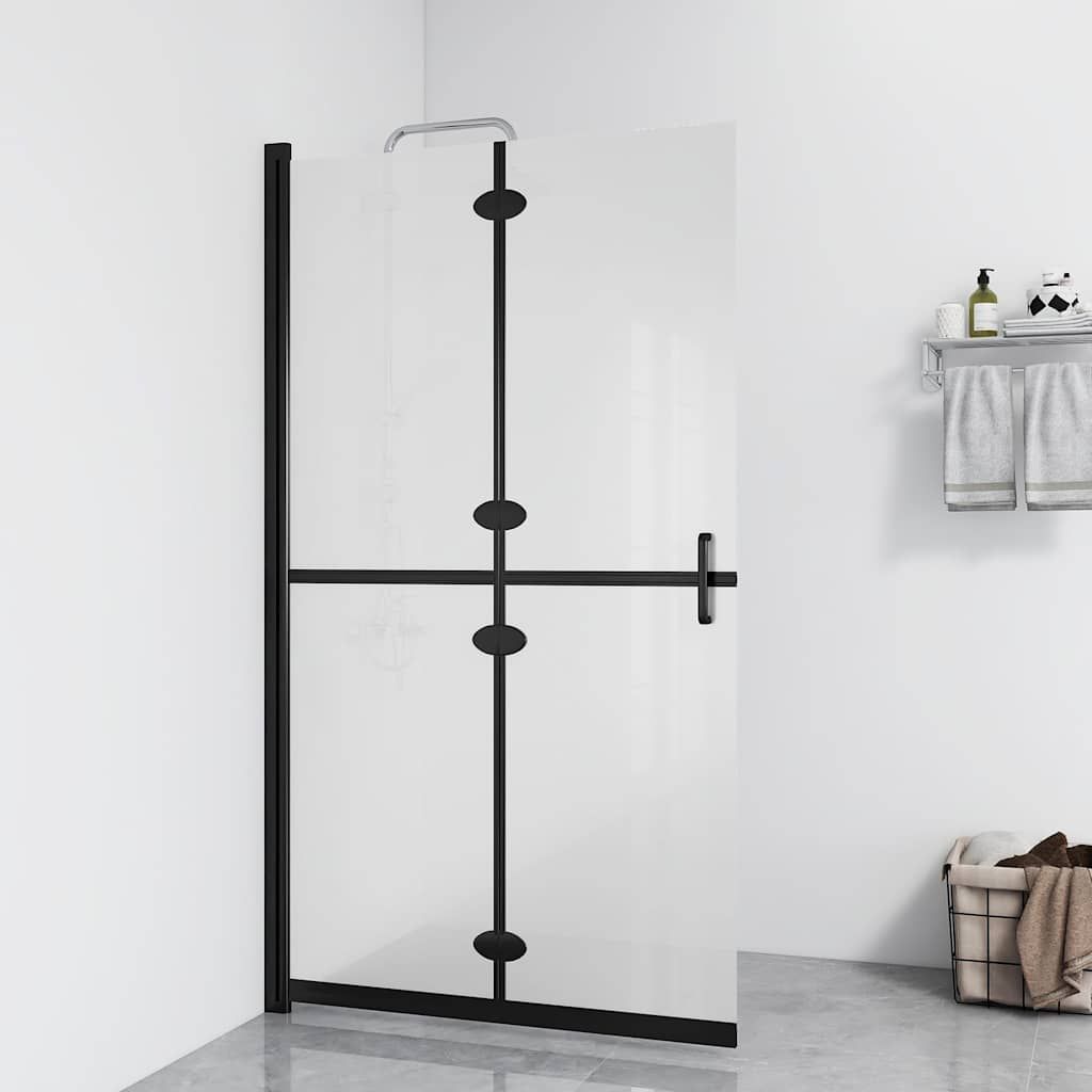 Parete per Doccia Walk-in Pieghevole in Vetro ESG 70x190 cm vidaXL