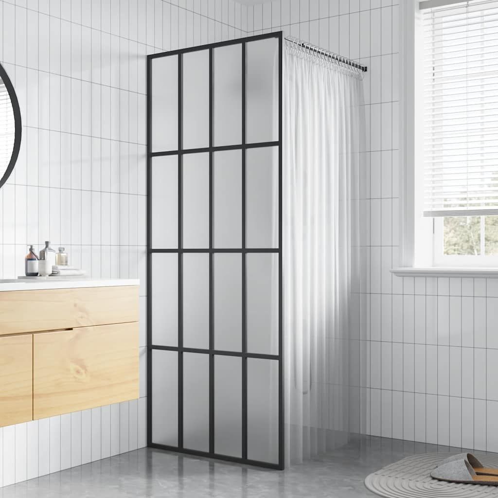 Cabina Doccia con Schermo in Vetro Temperato Glassato 80x195 cm vidaXL