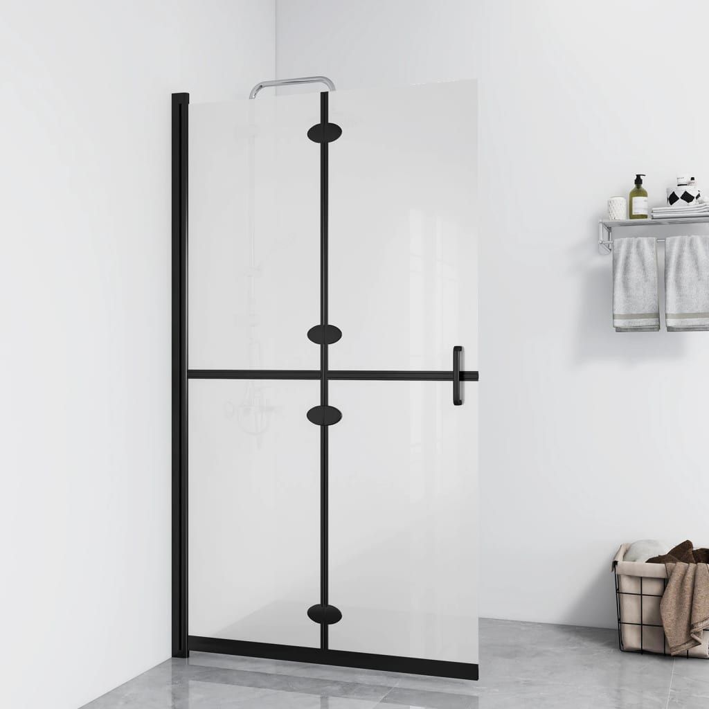 Parete per Doccia Walk-in Pieghevole in Vetro ESG 120x190 cm vidaXL