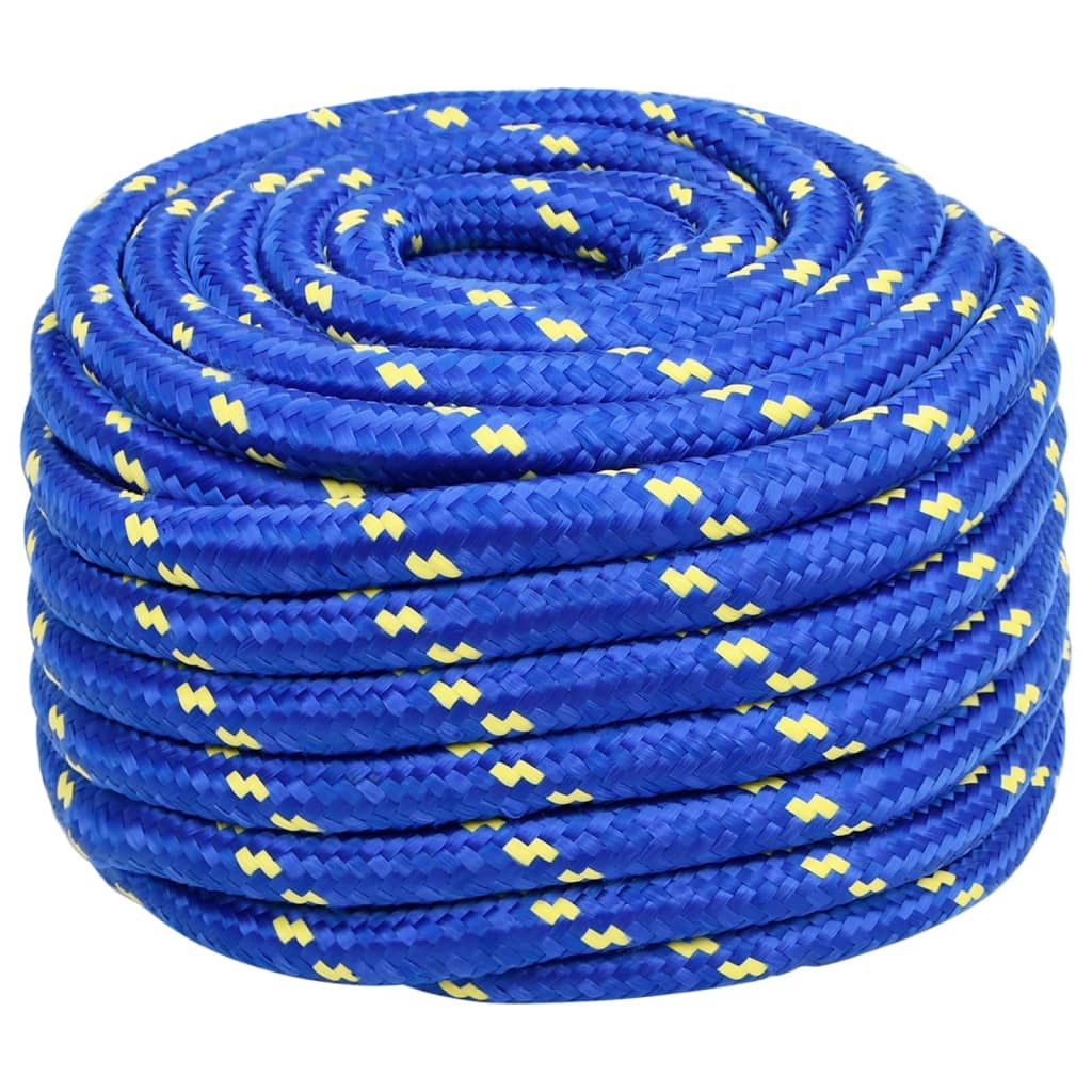 Corda per barca Blu 20 mm 100 m in Polipropilene vidaXL