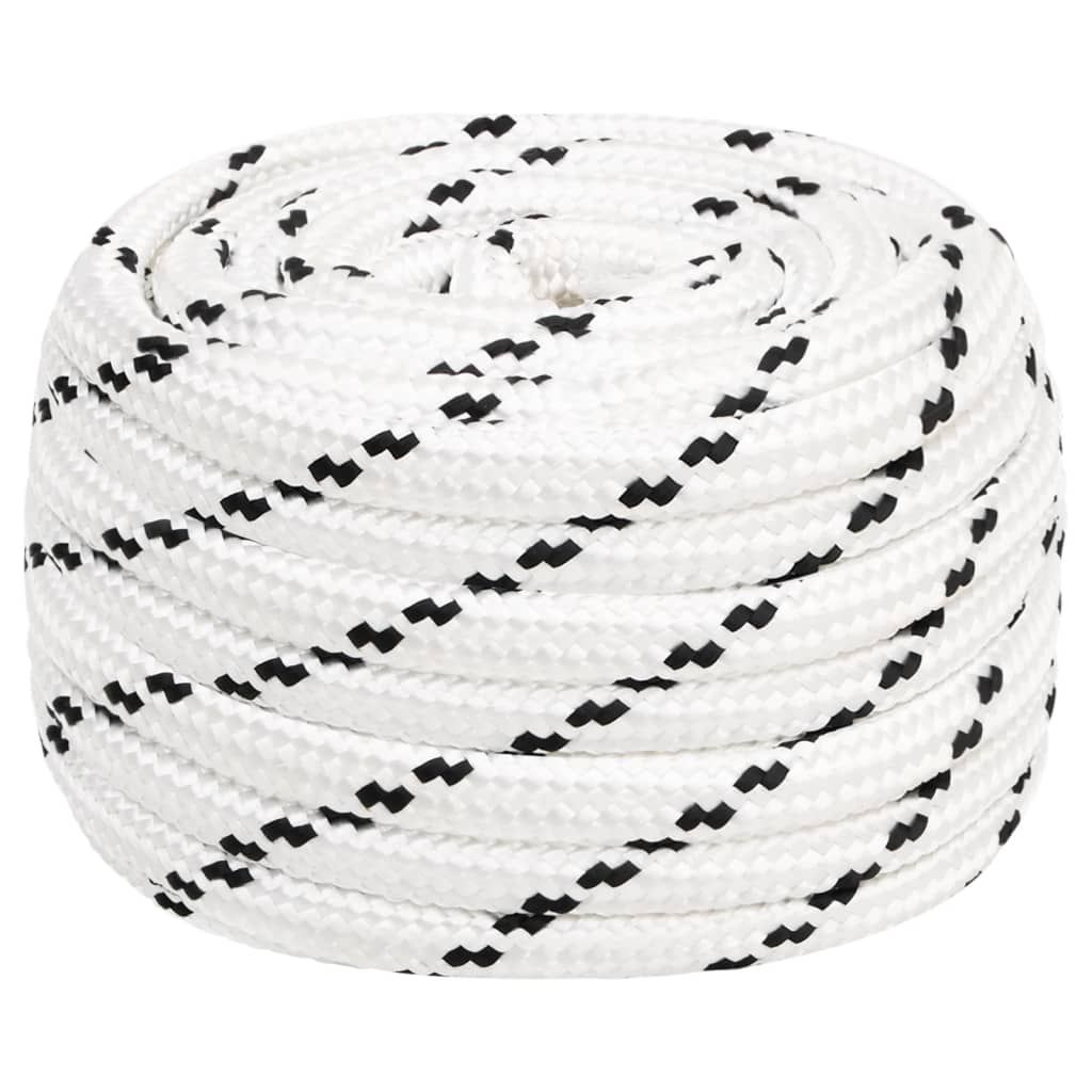 Corda da Lavoro Bianca 18 mm 100 m in Poliestere vidaXL