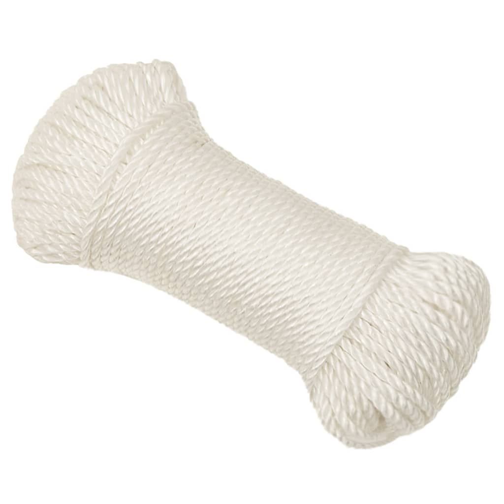 Corda da Lavoro Bianca 6 mm 250 m in Polipropilene vidaXL