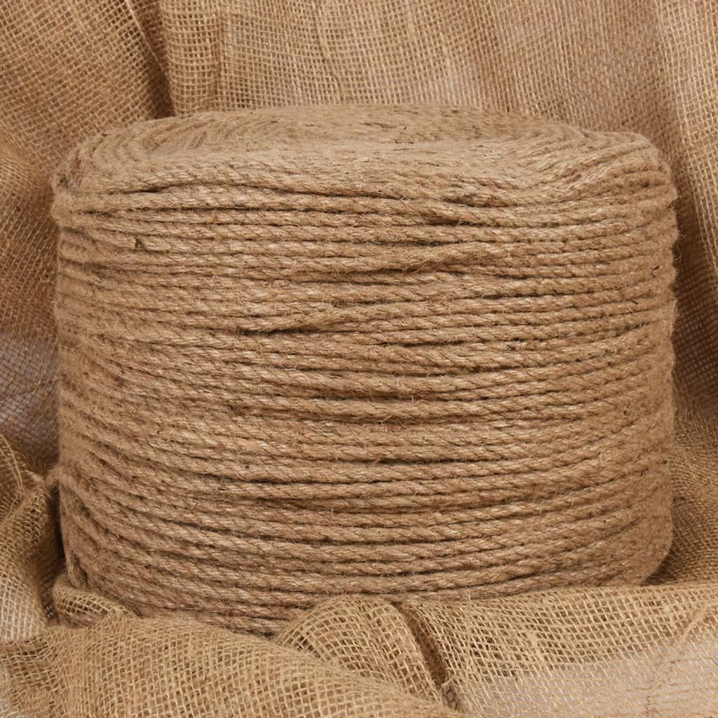 Corda in Juta Lunga 100 m Spessa 6 mm vidaXL