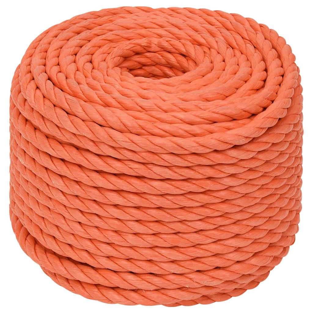 Corda da Lavoro Arancione 24 mm 50 m in Polipropilene vidaXL