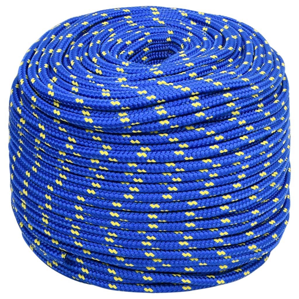 Corda per barca Blu 6 mm 50 m in Polipropilene vidaXL
