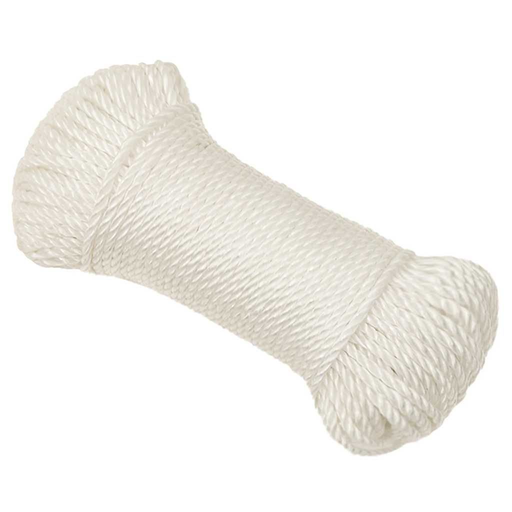 Corda da Lavoro Bianca 3 mm 100 m in Polipropilene vidaXL