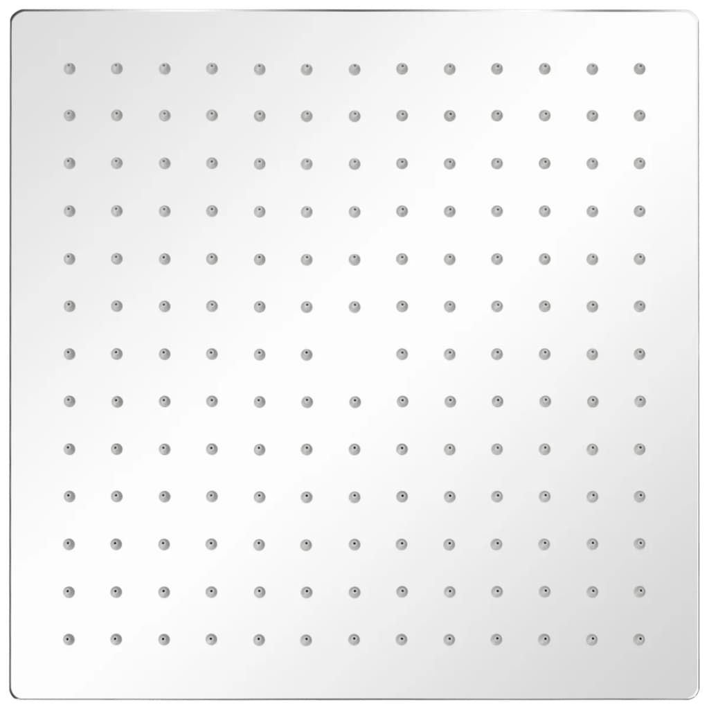 Testa Doccia a Pioggia in Acciaio Inossidabile 30x30cm Quadrata vidaXL