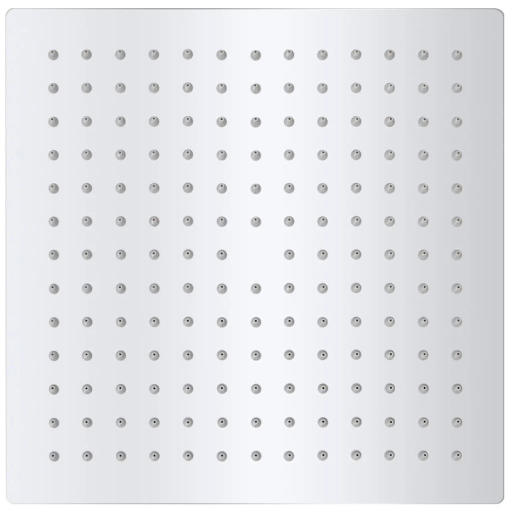 Testa Doccia a Pioggia in Acciaio Inossidabile 25x25cm Quadrata vidaXL