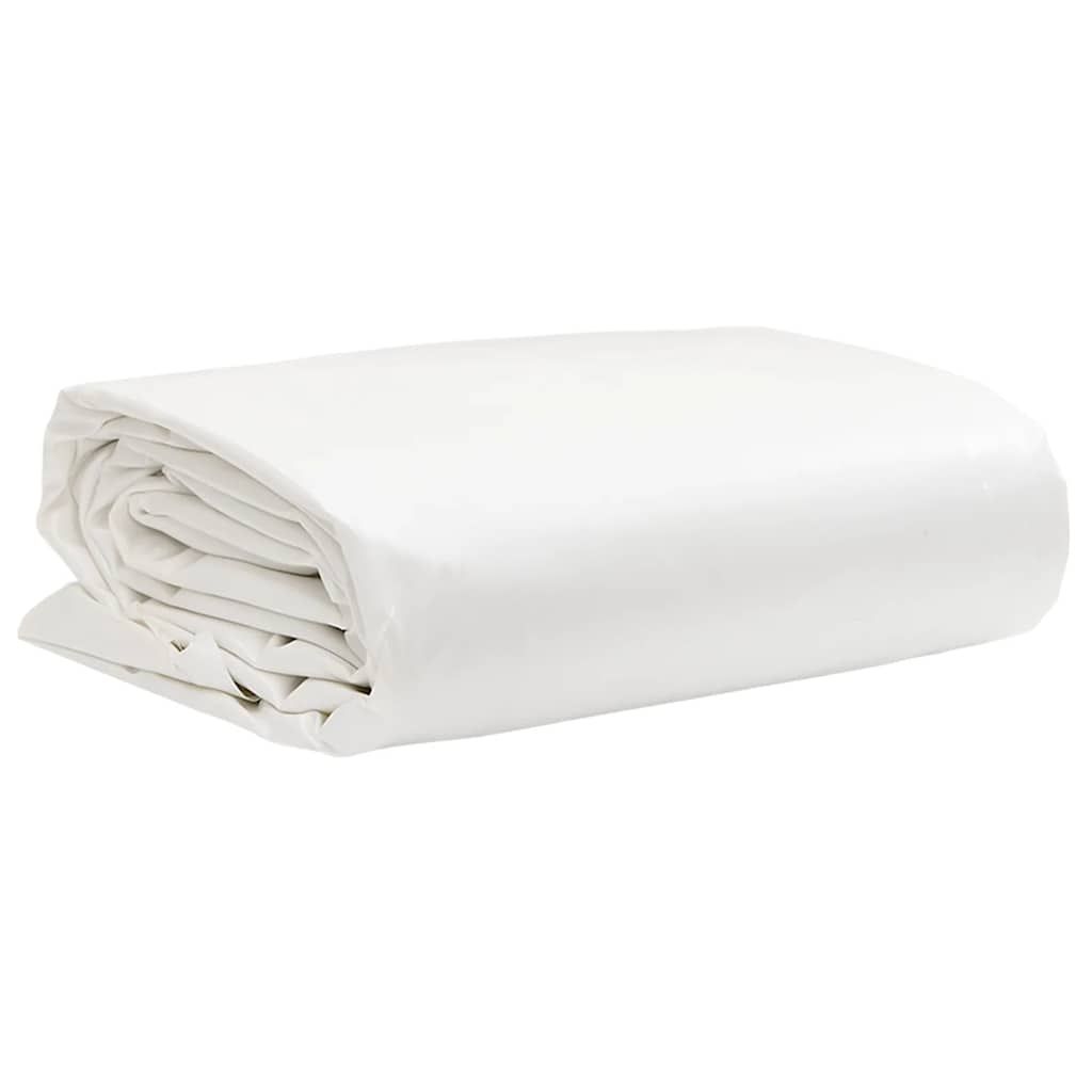 Telone Bianco 1x2,5 m 650 g/m² vidaXL
