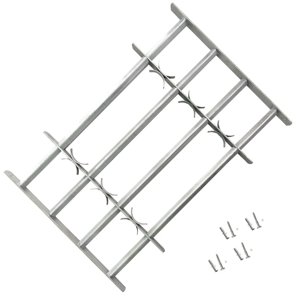 Grate per Finestre Regolabili 2 pz 1000-1500 mm vidaXL