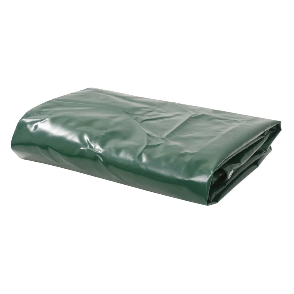 Telone 650 g/m² 3,5x5 m Verde vidaXL