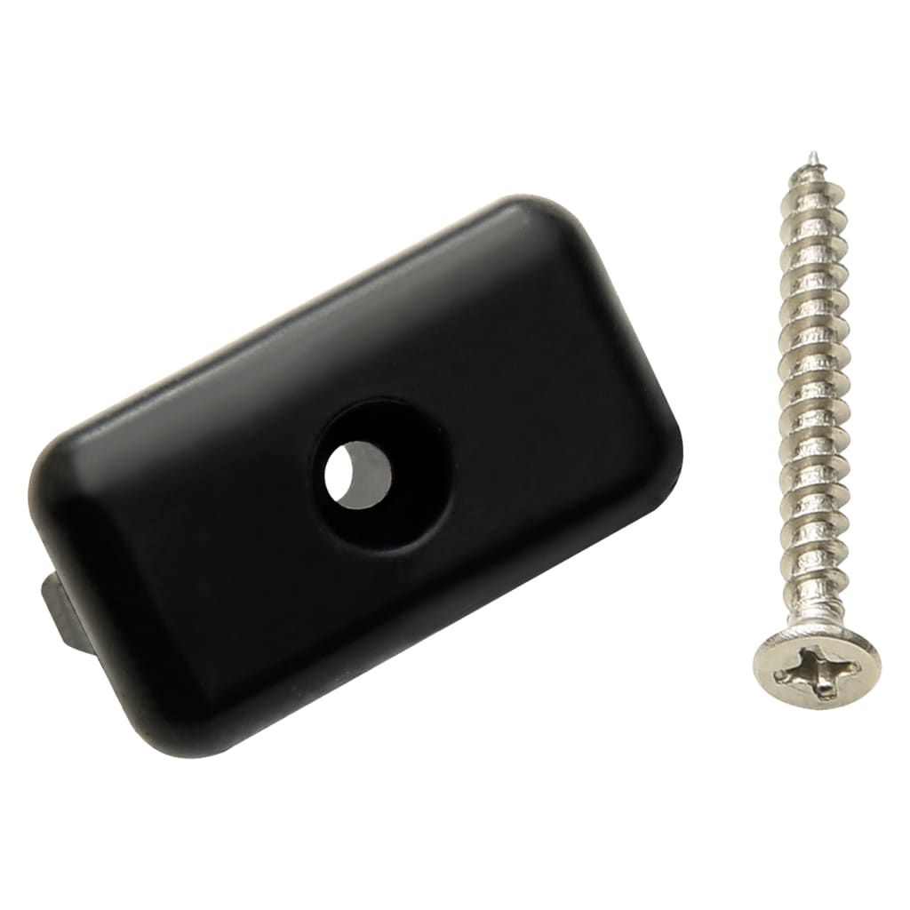 Clip per Decking con Viti 200 pz in Plastica e Acciaio Inox vidaXL