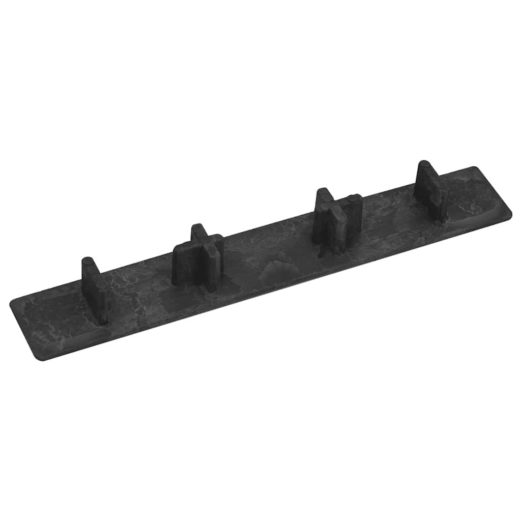 Tappi per Decking 10 pz Plastica Nero vidaXL