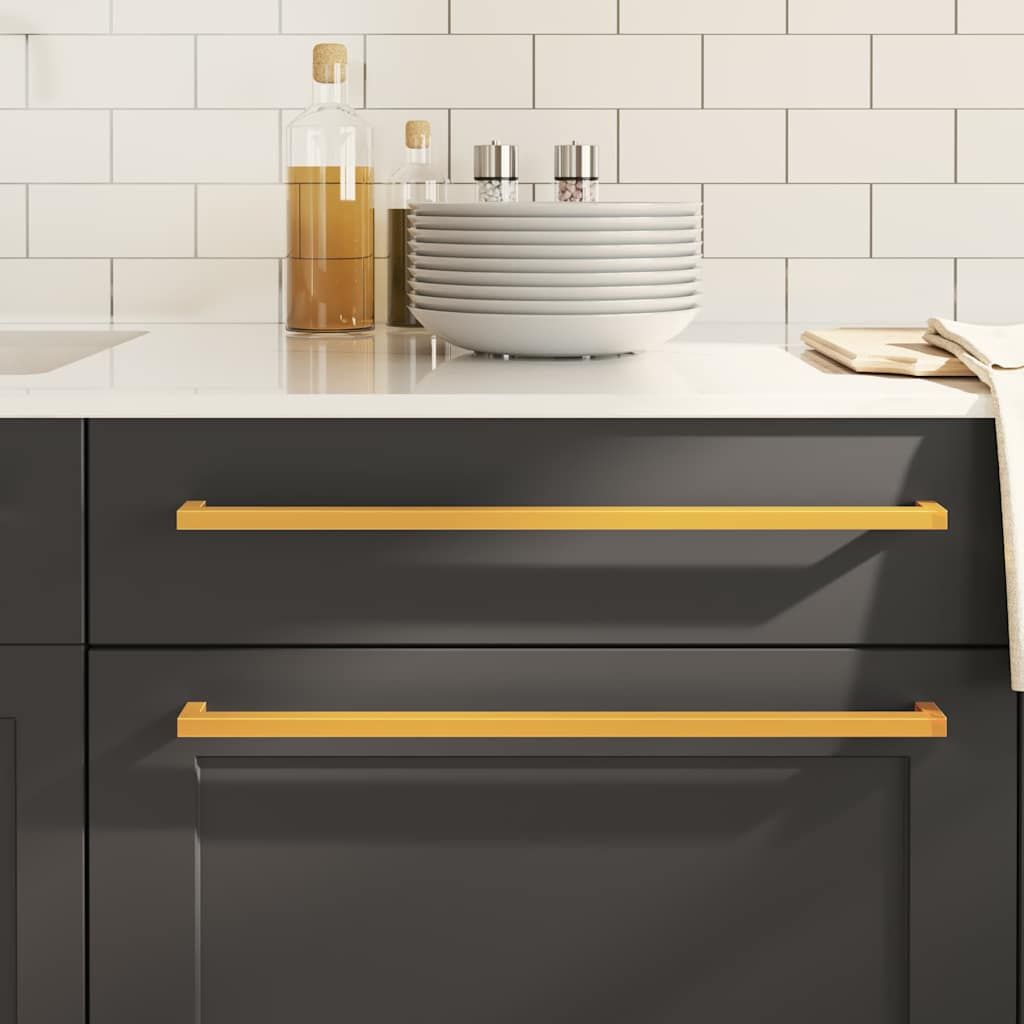 Maniglie per Mobili 5pz Oro 480mm in Acciaio Inox vidaXL
