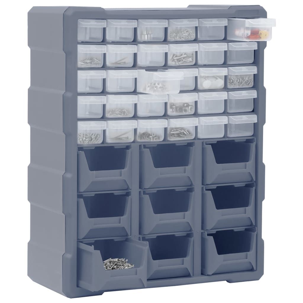 Mobile Contenitore con 39 Cassetti 38x16x47 cm vidaXL