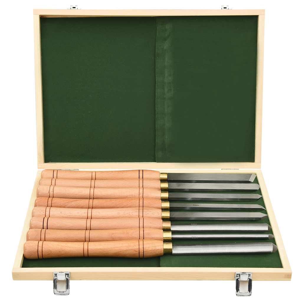 Set di Utensili per Tornitura 8 pz in HSS vidaXL