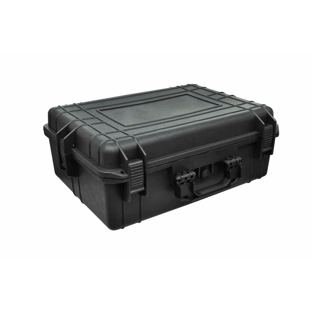Valigetta in Plastica Dura e Schiuma 35 L Nera vidaXL